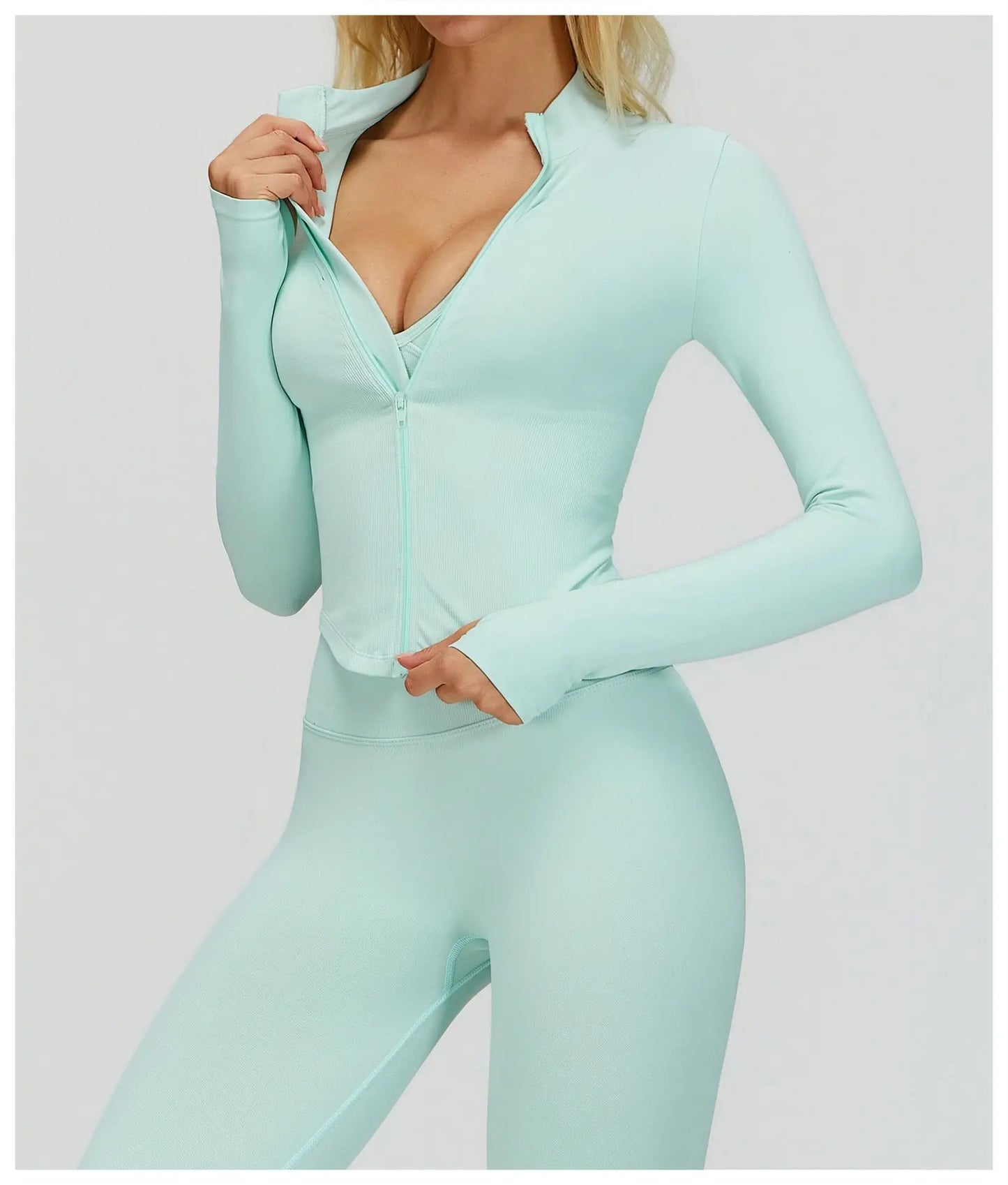 THE QUANTUM NOW Aligned Yoga Jacket