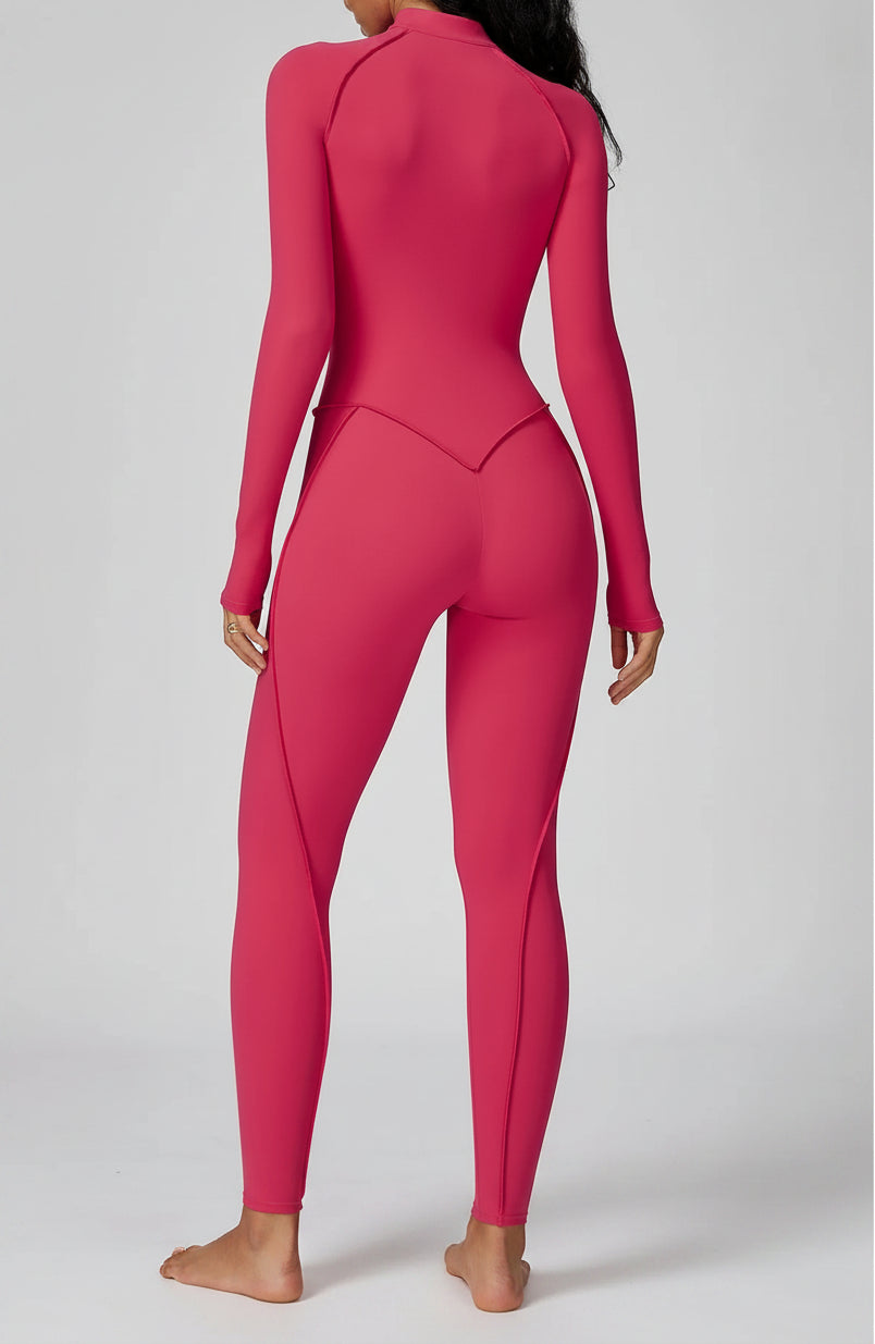 THE QUANTUM NOW Long Sleeve Yoga Bodysuit
