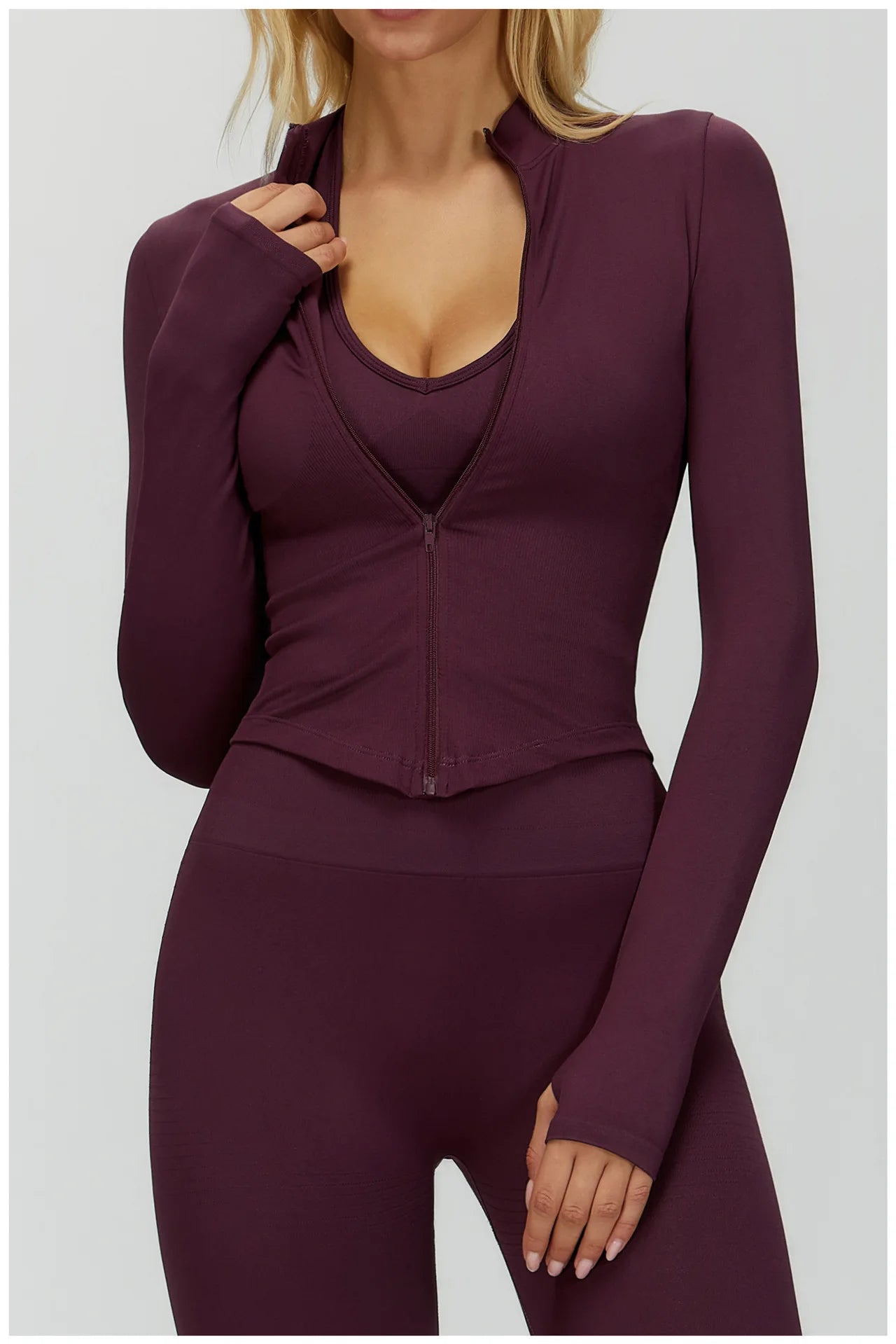 THE QUANTUM NOW Aligned Yoga Jacket