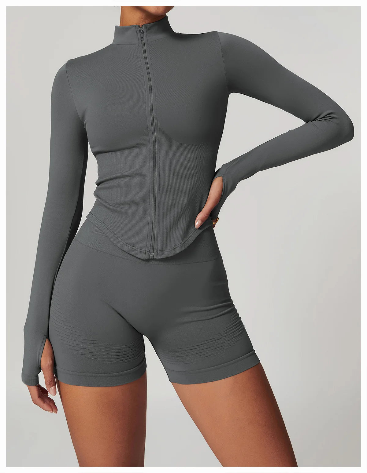 THE QUANTUM NOW Aligned Yoga Jacket