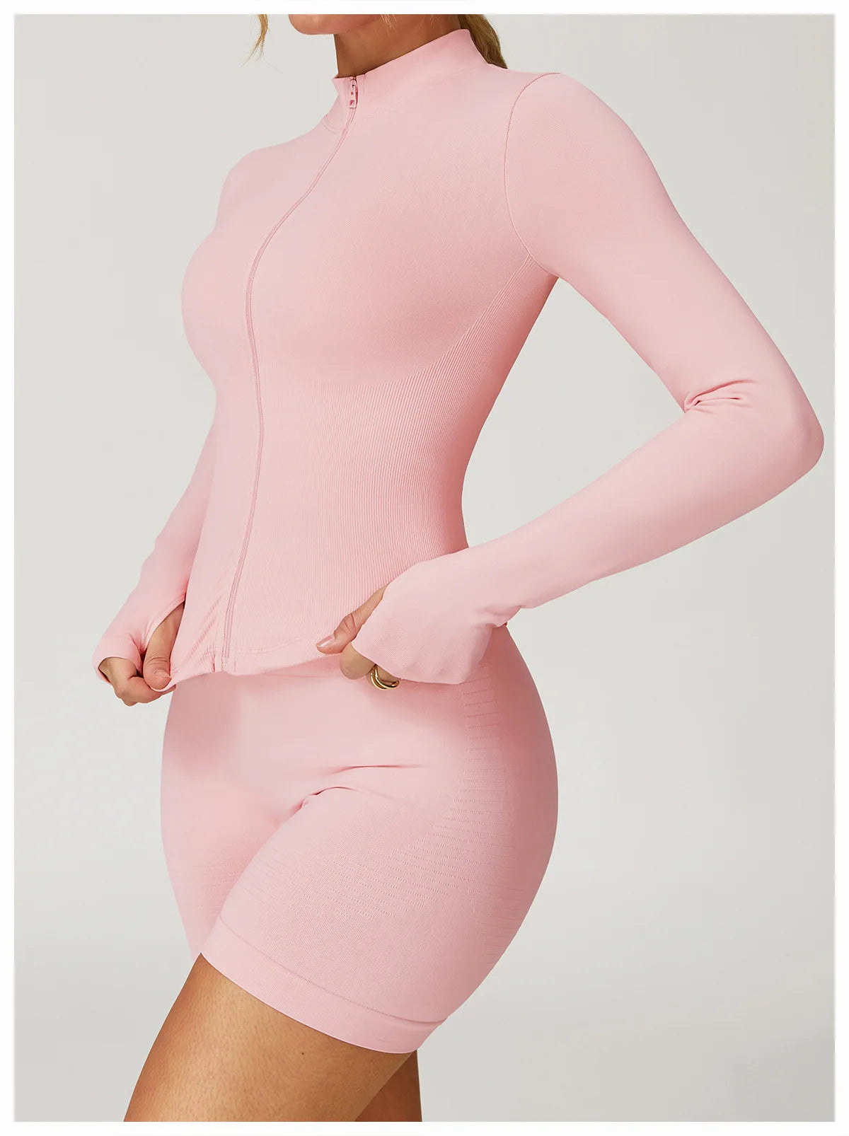 THE QUANTUM NOW Aligned Yoga Jacket