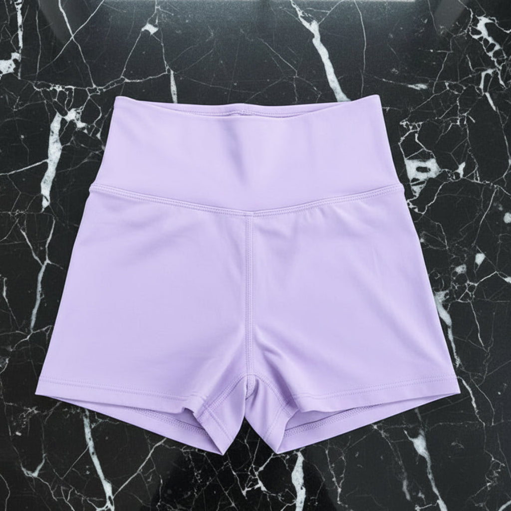 THE QUANTUM NOW High Waist Yoga Shorts