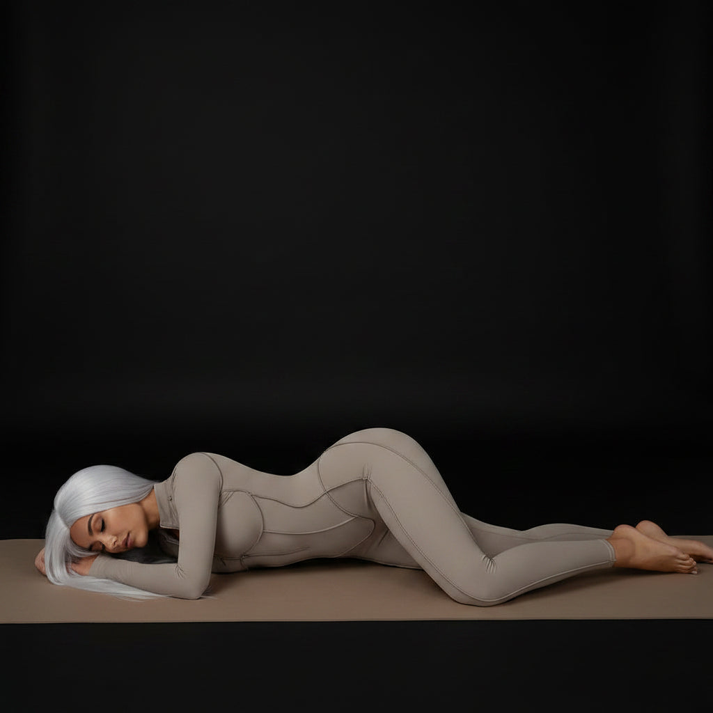 THE QUANTUM NOW Long Sleeve Yoga Bodysuit