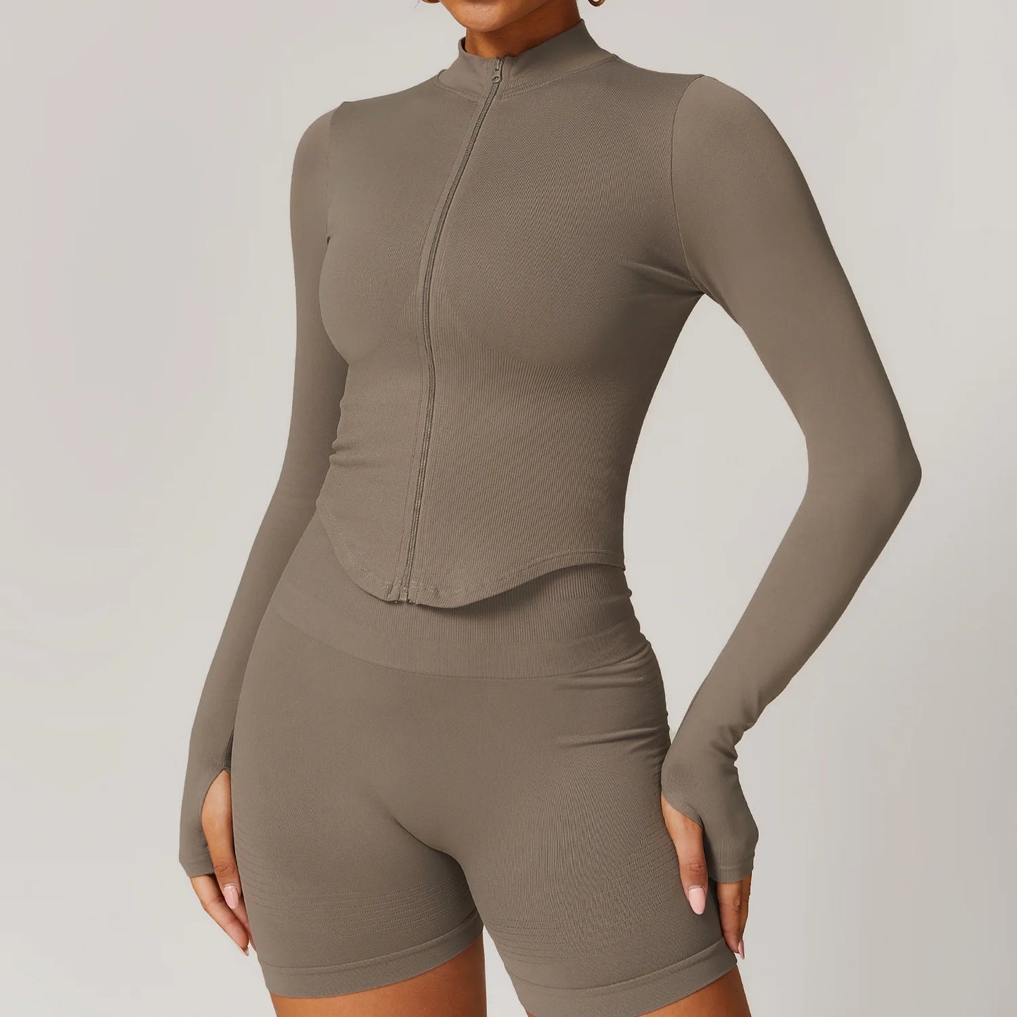 THE QUANTUM NOW Aligned Yoga Jacket