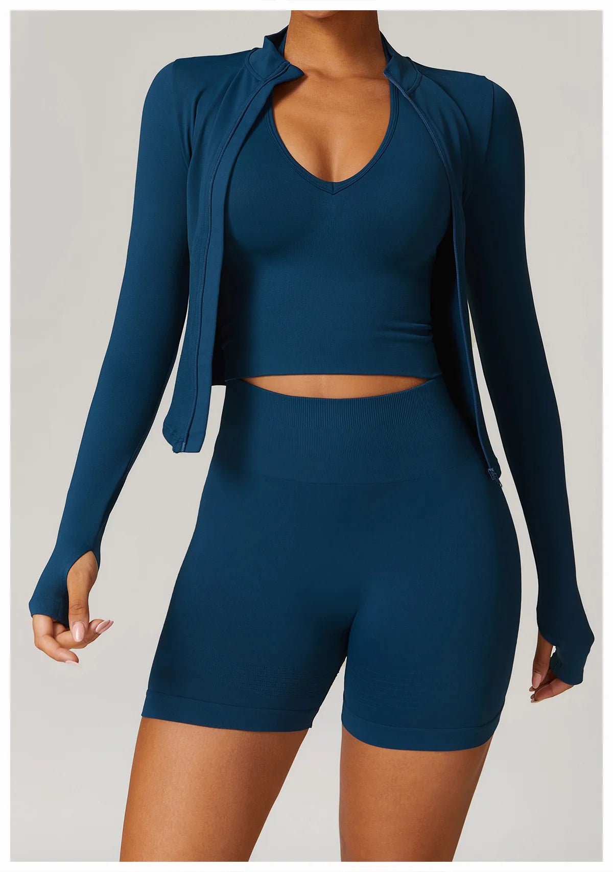 THE QUANTUM NOW Aligned Yoga Jacket