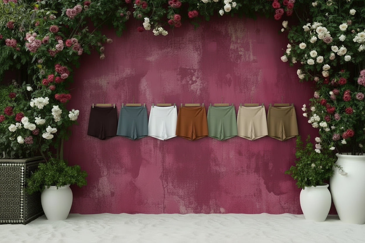 THE QUANTUM NOW High Waist Yoga Shorts