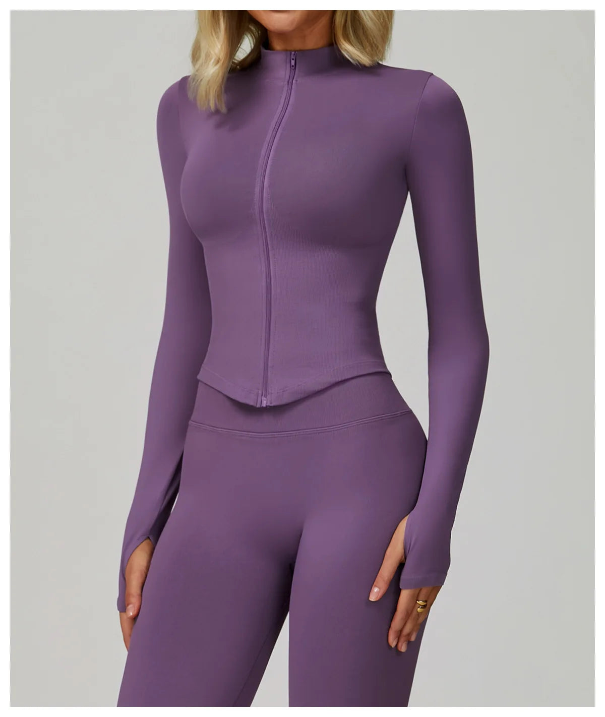 THE QUANTUM NOW Aligned Yoga Jacket
