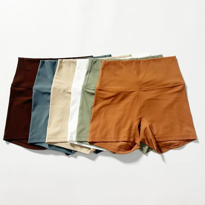 THE QUANTUM NOW High Waist Yoga Shorts