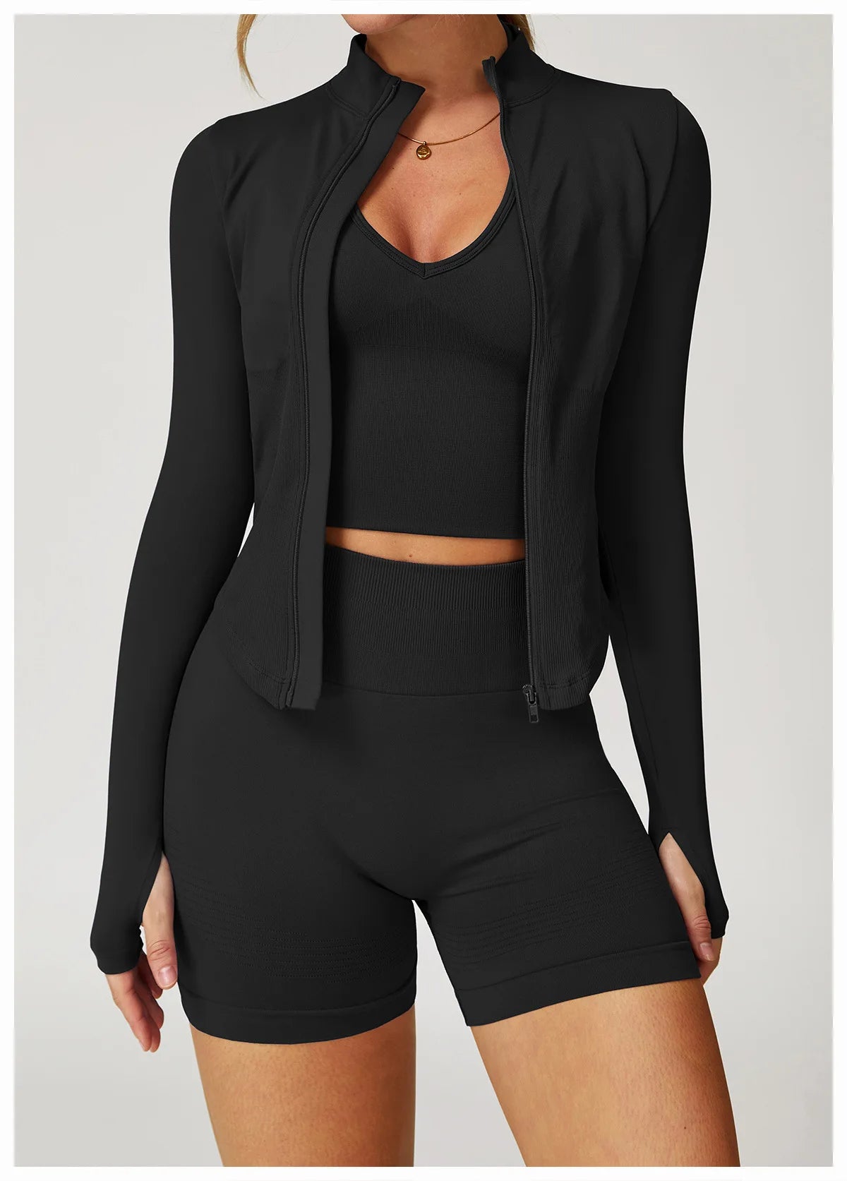THE QUANTUM NOW Aligned Yoga Jacket